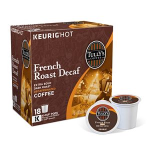Keurig® K-Cup® Pod Tully's Coffee French Roast Decaf Coffee - 18-pk.