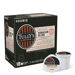 Keurig® K-Cup® Pod Tully's Coffee Hawaiian Blend Medium Roast Coffee - 18-pk.