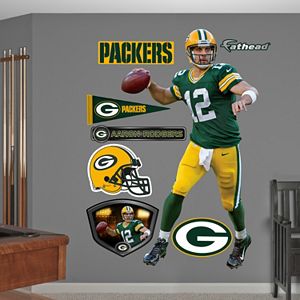 Fathead Green Bay Packers Aaron Rodgers Wall Decals