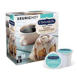 Keurig® K-Cup® Cinnabon Classic Cinnamon Roll Light Roast Coffee Pod - 18-pk.