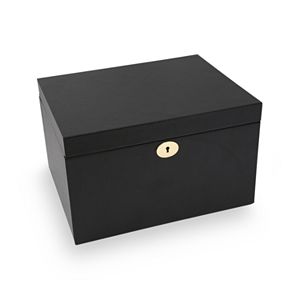 Bey-Berk Leather Jewelry Box