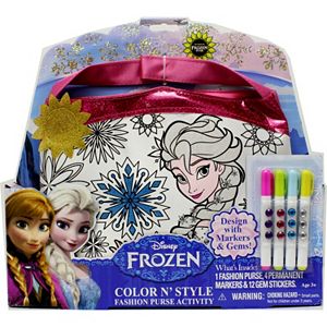 Disney Frozen Elsa & Anna Color & Style Purse Set