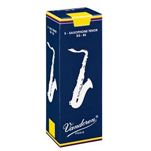 Vandoren Traditional 5-pk. Tenor Saxophone #3 Reeds