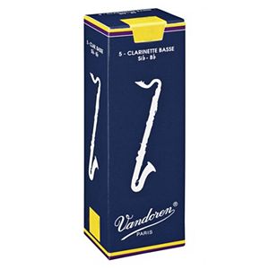 Vandoren Traditional 5-pk. Bass Clarinet #2.5 Reeds
