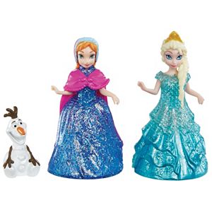 Disney Frozen Anna, Elsa & Olaf Magiclip Doll Set by Mattel