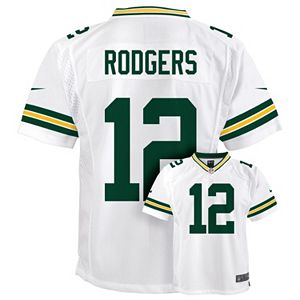 Boys 8-20 Nike Green Bay Packers Aaron Rodgers Game NFL Replica Jersey