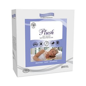 Protect-A-Bed Plush White Mattress Protector