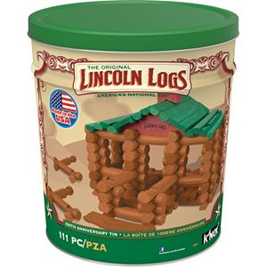 Lincoln Logs 111-pc. 100th Anniversary Tin Building Set