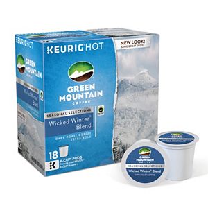 Keurig® K-Cup® Pod Green Mountain Wicked Winter Blend Dark Roast Coffee - 18-pk.