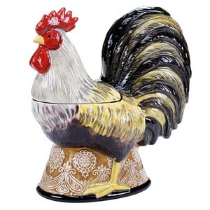 Certified International Vintage Rooster 10.75-in. Cookie Jar