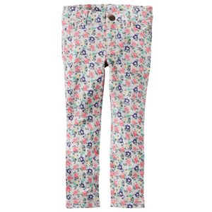 Baby Girl Carter's Floral French Terry Jeggings