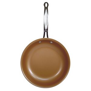 Red Copper 10-in. Ceramic Copper-Infused Frypan