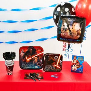 Star Wars: Episode VII The Force Awakens Basic Party Supplies for 8