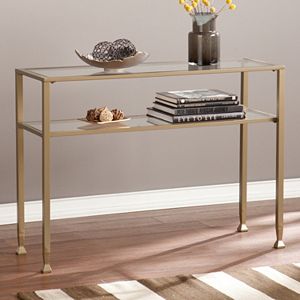 Glass Transitional Sofa Table