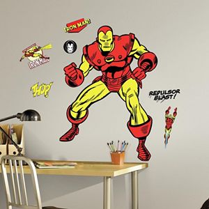 Marvel Iron Man Comic Peel and Stick Giant Wall Decals by RoomMates