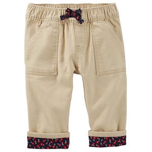 Baby Girl OshKosh B'gosh® Floral Cuffed Pants