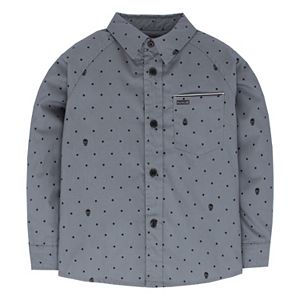 Boys 4-7 Hurley Patterned Button-Down Shirt