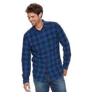 Men's SONOMA Goods for Life™ Modern-Fit Flannel Shirt