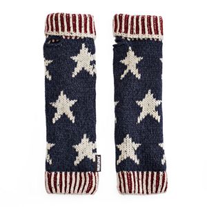 Women's MUK LUKS Knit Stars & Stripes Arm Warmers