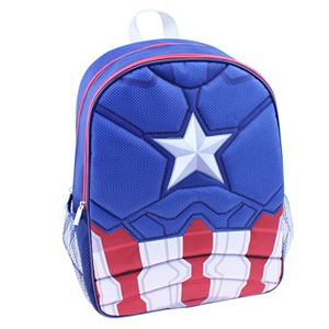 Kids Marvel Captain America Molded Shield Backpack