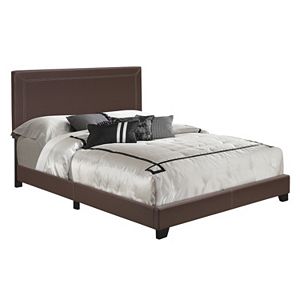 Pulaski Brown Upholstered Bed Set