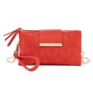 Olivia Miller Janis Quilted Flap Crossbody Bag