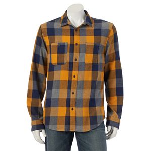 Big & Tall Urban Pipeline® Plaid Flannel Button-Down Shirt