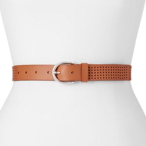 Women's Lee Perforated Leather Belt