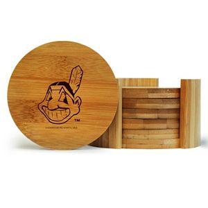 Cleveland Indians 6-Piece Bamboo Coaster Set