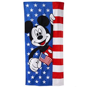 Disney\/Jumping Beans Mickey Americana Beach Towel