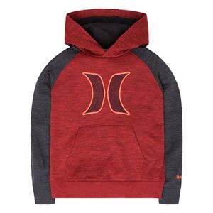 Boys 4-7 Hurley Colorblocked Fleece-Lined Space-Dyed Hoodie