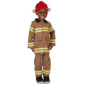 Toddler Firefighter Costume With Helmet