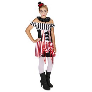 Tween Carn-Evil Vintage Clown Dress Costume