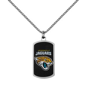 Men's Stainless Steel Jacksonville Jaguars Dog Tag Necklace