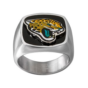 Men's Stainless Steel Jacksonville Jaguars Ring