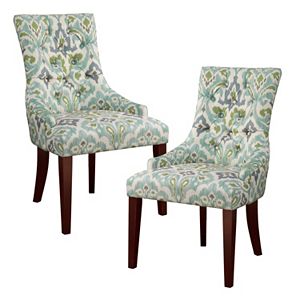 Madison Park Victor Wing Dining Chair 2-piece Set