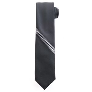 Men's Van Heusen Chrome Panel Skinny Tie