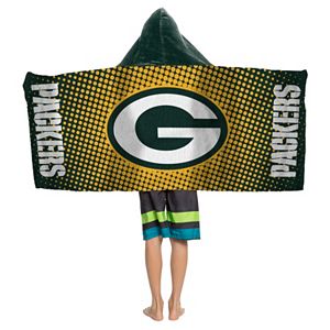 Youth Green Bay Packers Hooded Beach Towel