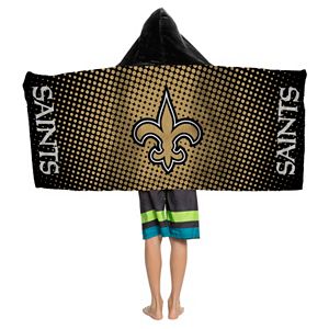 Youth New Orleans Saints Hooded Beach Towel