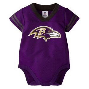 Baby Baltimore Ravens Dazzle Bodysuit