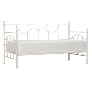 HomeVance Lomita White Metal Daybed
