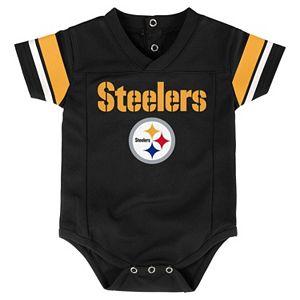 Infant Pittsburgh Steelers Jersey Bodysuit