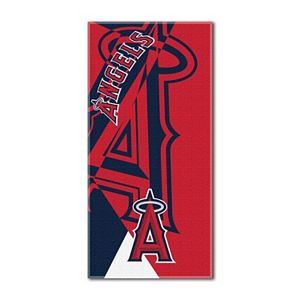 Los Angeles Angels of Anaheim Puzzle Oversize Beach Towel by Northwest