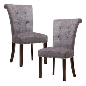 Madison Park Weldon Button Tufted Dining Chair 2-piece Set