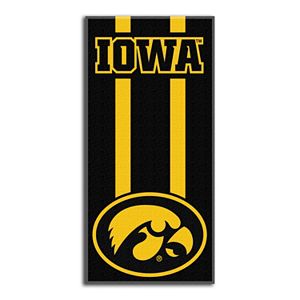 Iowa Hawkeyes Zone Beach Towel