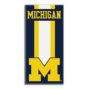 Michigan Wolverines Zone Beach Towel