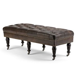 Simpli Home Henley Tufted Bench