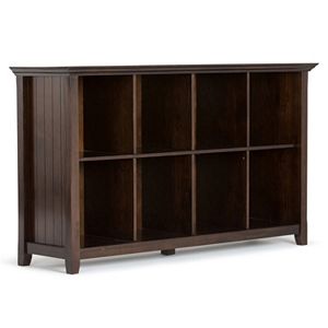 Simpli Home Acadian 8-Cube Storage Console Table