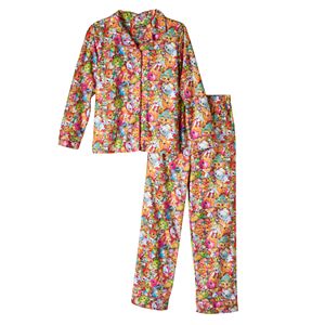 Girls 4-12 Shopkins All-Over Print Pajama Set
