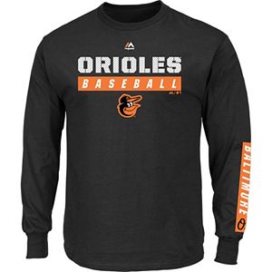 Men's Majestic Baltimore Orioles Proven Pasttime Long-Sleeve Tee